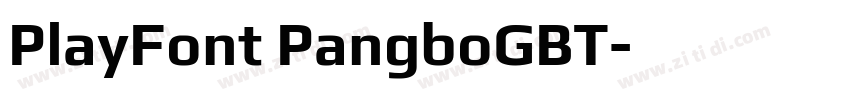 PlayFont PangboGBT字体转换